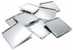 NNJ GROUP Square Shape Mirror for lippan Art. Jewellery Making,Other Craft Work Free Fabric Glue (Pack of 50Pieces) 1.5 INCH