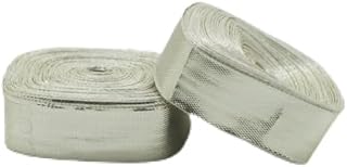 Craft Gota Laces Borders Material for Dresses Clothes Apparels Saree Blouses Kurti Chunri Craft & DIY Making Purpose (Color-Silver) (Size-1-Inch 10 Meter)