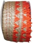 KRISHNA FANCY LACES Fancy Laces Rolls 18 Mtr for Embellishment of Dresses, Saree, Dupatta & Blouses1 Roll silk roll