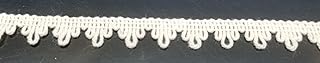 White Cotton Lace, Crochet Lace (10 Mtrs) Trims Used for Suits, Dresses, Embroidery, Crafts, Trim, Borders, Embroidered Lace, Applique, Fabric lace, Sewing Supplies, Cotton Works Laces