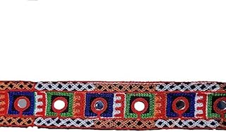 Exglow Navratri Traditional Border lace and Multi Laces Border Bridal Lehenga Chaniya Choli & Blouse, Bags, Craft Material, Home Decoration (9 Mtrs)