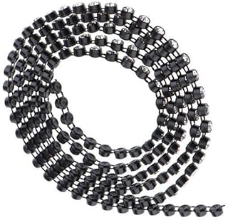 FABLOFT? 2x1 Yard Beaded Rhinestone Chain Ribbon Trim for Sewing Craft Decor 4mm