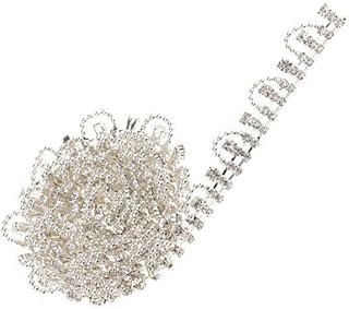 LOOM TREE? 2x1yard Rhinestone Beaded Ribbon Lace Trims for Crafts Decoration 14mm | Sewing | Embellishments & Finishes | Trims