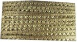 aanya Finetage Gota Patti Champa Lace Border for Dresses, Sarees, Lehenga, Suits, Blouses, Dupatta, Chunri and Craft (9 Meters, Light Gold)