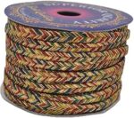 HUNNY- BUNCH® (Pack 9 Meters) Designer Fishtail Design Braided Gota Patti Lace Border for Saree, Suit, Dresses, Lehenga, Dupatta, DIY Crafts & Sewing (Multicoloured)