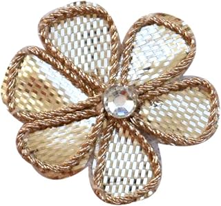 Shree Shyam Zari Centre, GOTA Patti Small Motif (Size :2 cm*2 cm*,Pack of 50 pcs, Silver Colour, SSZC080)