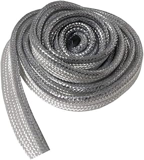 Bhavya Enterprises Roll of Silver Piping Cord Gota Patti Embroidery Trim Lace Border with 0.635 cm Width for Saree,Suit,Dresses (9 Mtr)