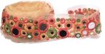 Multi Colour 3 line Mirror Lace for Dress, Sarees, lehnagas, caps,Decoration, Borders 9 Meters