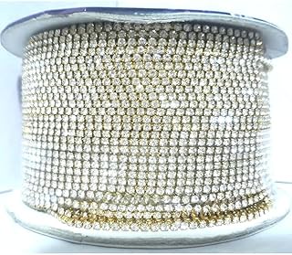 Prabhas Designs - Stone Chain for Jewellery Making, Pack of 10 Meters