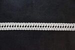 Bhavya Enterprises Off White Cotton Lace, 0.5 Inches, 5 Meter- Used for Trims, Borders, Embroidered Laces, Applique, Fabric lace, Sewing Supplies, Cotton Work lace