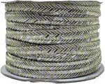 Bhavya Enterprises Metallic Lace Dori 18.5 Yards/ 17 Meters for Sewing Decoration & Crafts (6 mm Wide) (Golden Silver)