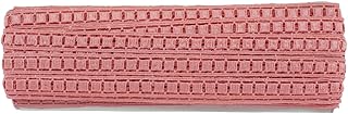 Tidbits� - Crochlet Cotton Square Shape (Pack 9 Meters) Designer Lace Border for Dupatta, Saree, Plazo, Suit, Dress Blouse, DIY Craft, Sewing & Much More - (Peach, Size 1cm)