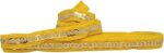 Airtick (9mtr & Width:2cm) Yellow Gota Kinari Velvet Sitara Patti Trim Lace & Border for Bridal Dresses Suits Sarees Falls Lehengas Embroidery Designing Embellishment Craft Material