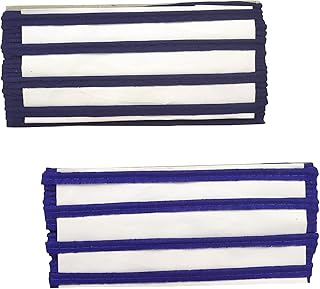 Uniqon Pack of 2 (Length:18 Mtr Roll, Width:0.6cm) Blue Piping Gota Patti Trim Laces Border Embroidery Craft Material for Suits, Sarees, Lehengas, Dresses Designing and Tailoring