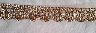 Aerene lace Embroidery Cutdana lace (Palmat) (8.5 Mtrs.) Trims Used for Suits, Dresses, Lehanga, Embroidery, Crafts, Curtains, Home Decor, Sewing, Blouse