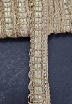 Mezin Fancy Golden/Rose Gold/Pearl Mate Zari Gota Lace Border for Bridal Saree, Dupata, Lehenga Dress Less Falls (Gold-93)