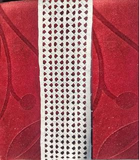 Bhavya Enterprises Broad White Crochet Croshia Crosia Lacetrim And Border Material For Trims Latkan Hanging Jhallar Tassel Embroidered Lacestrim Applique Fabric Lacetrim Sewing Supplies Cotton Work Lacetrim 5 Metre