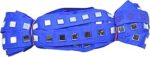 Goelx Colorful Ribbon Mirror Lace Dori, Sewing Trim Embellishment Cords for Sewing, Craft Works, Apparel Designing - Pack of 9.8 Yards/9 mtrs in Royal Blue