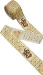 Balar Creation Laces Borders Material Fancy Embroidery Work for Sarees Blouse Dress Lehenga Dupatta Choli Palazzo Anarkali Craft etc.Ribbon Roll (Multi & Gold) (9.1)