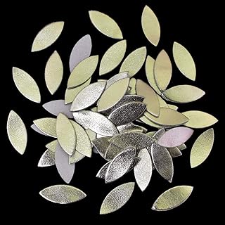 Embroiderymaterial Gota Patti Laces Borders Material Appliques Patches for Embroidery Dresses Clothes Apparels Saree Blouses Decoration Making Purpose (Pack of 50 Gram)