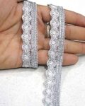 Strala White Lace (9 Meter) (Design-4)- Used for Trims, Borders, Embroidered Laces, Applique, Fabric lace, Sewing Supplies