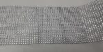Onlinesalescantt Silver Gota Patti Design Lace Embroidery Lace Multi-Purpose Art & Craft / Model Making / Project Making / 12 cm X 100 cm