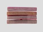 Vardhman Pack of 4 Piece Embroidered Metallic Zari Resham Lace | 36 Meters (9m x 4) | 1 Inch Width | Machine-Made Saree Border, Ideal for Suits, Kurtis, Dupattas, Lehengas, Blouses, Palazzo & DIY Crafts | (Multicolor)