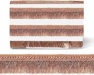 De-Ultimate (3.2cm X 20 Mtr) Copper Golden Vishakha Kiran Gota Patti Trim Lace Border for Saree, Blouse, Lehenga, Dupatta, Suit, Dresses Embellishment & Designing, Outlining, Craftworks & Decoration