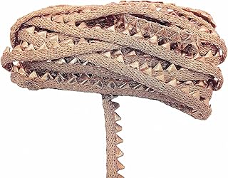 Gota Patti Champa Lace Border for Saree, Dupatta, Bridal Dresses, Palazzo and Blouses (9 Mtr) (Rose Gold)