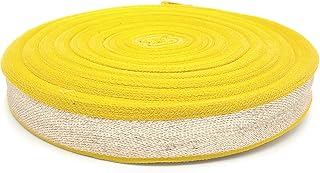 Gota Patti Lace Bundle (Length 90 mtr/98.4 Yards, Width 1 cm) for Sarees/Lehangas/Suits/Dupattas/Other Dresses/Crafts/Hangings/Borders/Craft Works/Furnishings/Decorations - Yellow