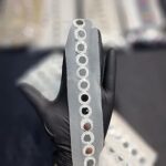 Mohan Shoppe Mirror Work Laces for Suits Kurties Bags Dresses Dupatta etc. Pack of 1 roll (9 Meters) Approx. (Silver)