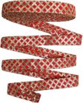 Gota Checks Lace Border for Dress/Sarees/Blouses/Suits/Crafts (1 inch-Width x 9 metre Lenth) (Pink)
