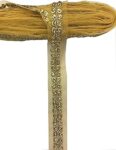 Shraddha Fashion 27mm*9mtr Water Gold Colour Net Embroidery Lace Trim Ribbon For Women's Dresses, Dupatta, Saree, Skirt, Lehengas, Palazzo, Anarkali Suits, Blouses, Craft And Home Decoration Lace Reel
