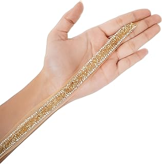 MS ZARIWALA - Katdana Nalki Lace for Saree's Border, Finetage Pipe in net Fabric Border Lace for Dresses, Sarees, Lehenga, Suits, Blouses, Dupatta, Chunri and Craft. (4.5 Meters). (Small Golden)