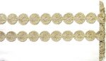 Strala Golden Color Laces for Dresses, Sarees, Lehenga, Suits, Bags, Decorations, Borders, Crafts and Home Décor,Blouse (9mtr) Design-118