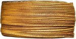 Sabhyatam Golden Color Piping Lace Zari or Thread Border for Sarees, Suits, Blouses, dupattas, Lehenga, and Art & Craft Work (Approx. 16.5 Meter Length & 1 cm Wide) (Pack of 5)