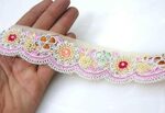 Strala Multicolor Laces for Dresses, Sarees, Lehenga, Suits, Bags, Decorations, Borders, Crafts and Home Décor,Blouse (3 mtr) Design-927