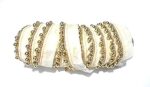 GOELX Designer Highly Popular Bead Lace for Sarees/Lehangas/Suits/Dupattas/Other Dresses/Crafts/Hangings/Borders/Craft Works/Furnishings/Decorations - Pack of 9 mtr (White)