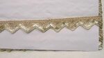 Strala Golden Color Laces for Dresses, Sarees, Lehenga, Suits, Bags, Decorations, Borders, Crafts and Home Décor,Blouse (9 mtr) Design-438