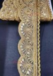 Pritam Embroidery Codding Siquance jari Lace Border Saree Bridal Dupatta Lehenga, Anarkali, DIY, Bag and Craftwork (EMB-04)