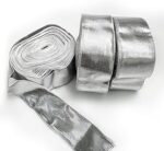 Embroiderymaterial Gota Laces Borders Material for Dresses Clothes Apparels Saree Blouses Making Purpose Metallic Silver Color (75 Meter)