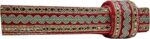 Utkarsh Wg0079 Red and Golden Lace Gota Patti Design Machine Made Embroidery Lace Border with 3.04 cm Width and 9 Mtr Long Lace Reel