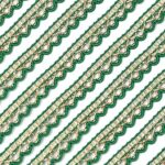 EmbroideryMaterial Shiny Golden Zari with Green Thread, Laces and Borders Material for Saree Border, Suit, Kurta, Dupatta, Blouse, Gown & Lehenga (Gold & Green, 18 Meters, 9 MM Wide)