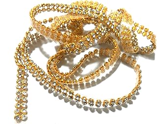 Stone lace 2-line Full Length 1.25 Meters for Bangles/Jewellery Decoration