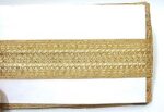 Strala Golden Color Laces for Dresses, Sarees, Lehenga, Suits, Bags, Decorations, Borders, Crafts and Home Décor,Blouse (9mtr) Design-28