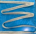 Sanskriti Cotton Crochet Lace (05 Mtrs. x 1.5 cms) Trims Used for Suits, Dresses, Embroidery, Crafts, Curtains, Decor…