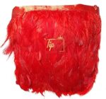 Pritam Cotton Pankh Jhalar Gpo Lace Border For Saree, Dress, Dupatta, Gaun, Bag, Decoration And DIY Craft Project Ext. (Greige, 9 Mtr), Beige