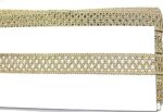Strala Golden Color Laces for Dresses, Sarees, Lehenga, Suits, Bags, Decorations, Borders, Crafts and Home Décor,Blouse (9mtr) Design-19