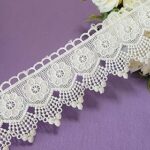 Bapna 5 Meter Embroidery Ribbon Lace for Sewing and Decor