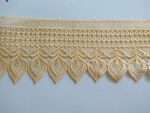 Orient Lace Craft Crochet Lace Croshia 100% Cotton Lace and Crochet Border Material - Used for Trims, Borders, Dresses, Sarees, Lehenga, Suits, Blouses, Dupatta, Chunri Borders, Embroidered Laces, Applique, Fabric lace, Sewing Supplies, latkan laces Hanging jhallar Tassel Laces Crafts and Home D�cor (Size 3.2 cm) (Qty 10 Metres) (Model Crochet 01)